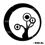 DXF174 - Modern Abstract Retro Tree Silhouette Design for CNC Cutting
