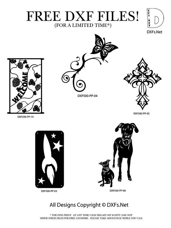 FREE DXF ART FILES FOR CNC CUTTING
