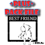 DXF300-P – Looking Lab Dog Silhouette Best Friend Sign Design for CNC Cutting