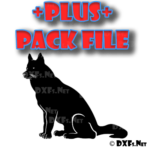 DXF301-P – Sitting Dog Silhouette Design for CNC Cutting
