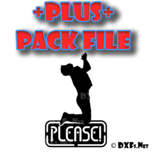 DXF323-P – Man Silhouette Praying Please Retro Sign Design for CNC Cutting