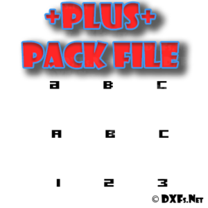 DXF355-P – Acknowledge TT Brk True Type Font Collection for CNC Cutting